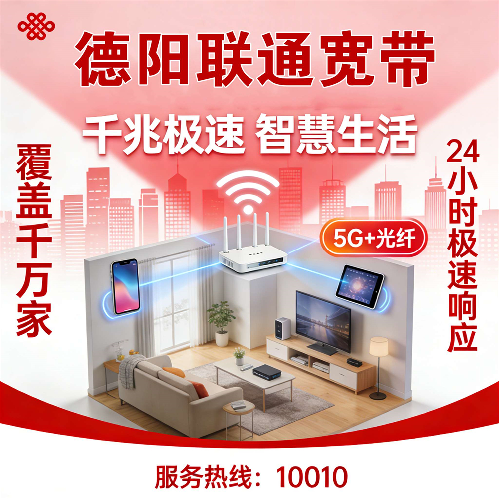 四川省德阳市联通宽带