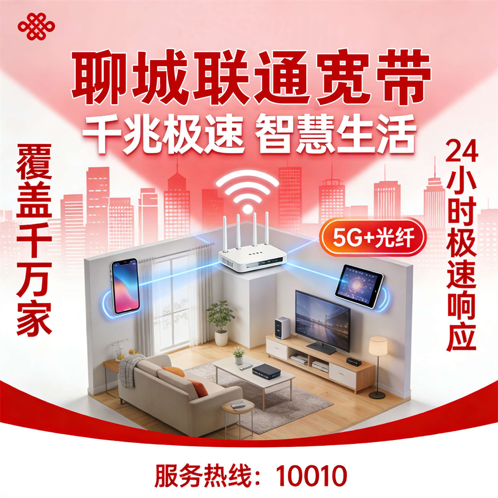 山东省聊城市联通宽带