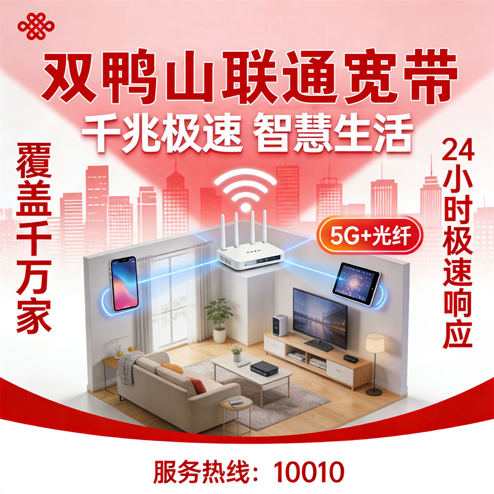 黑龙江省双鸭山市联通宽带